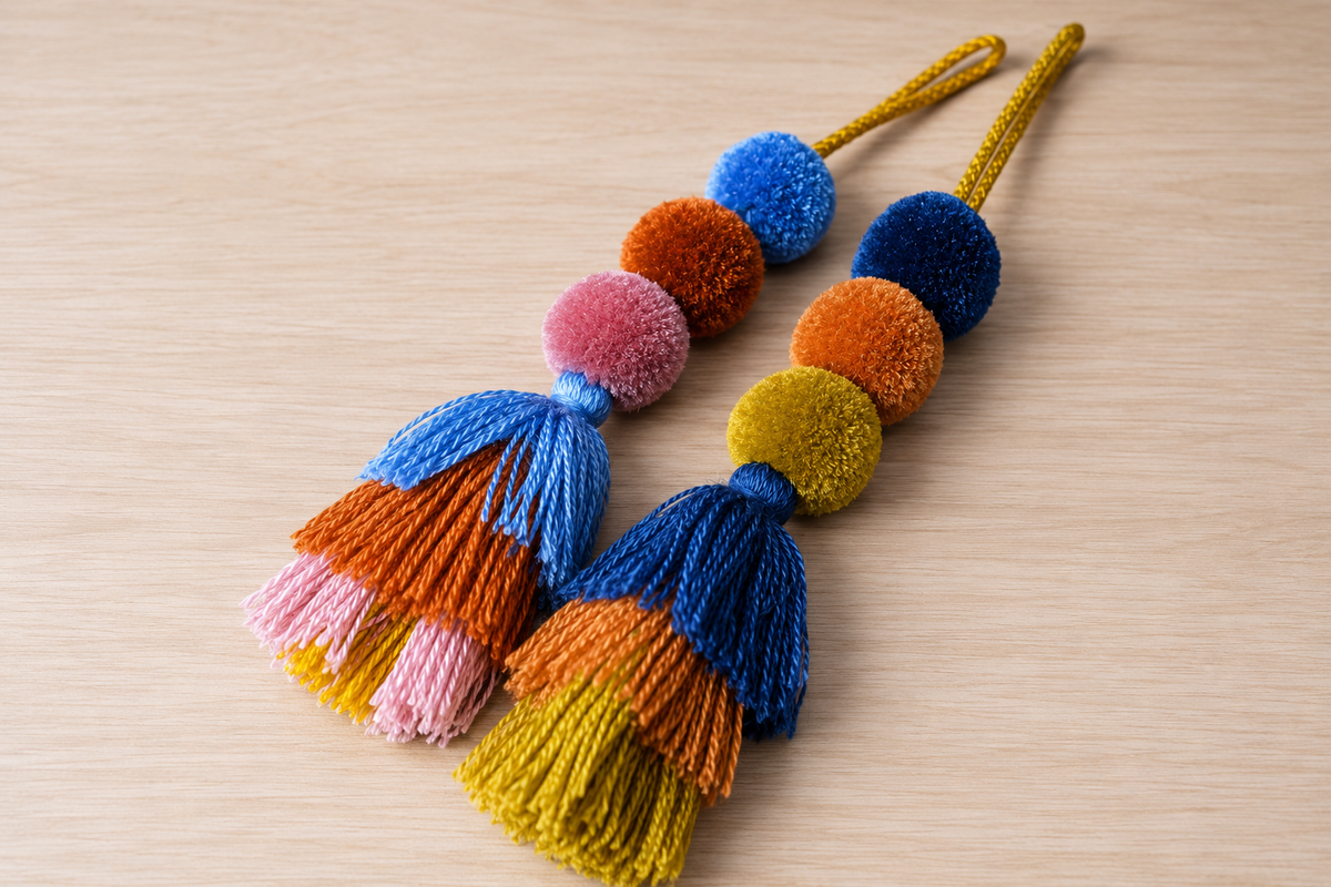 Pompones De Estambre De Colores
