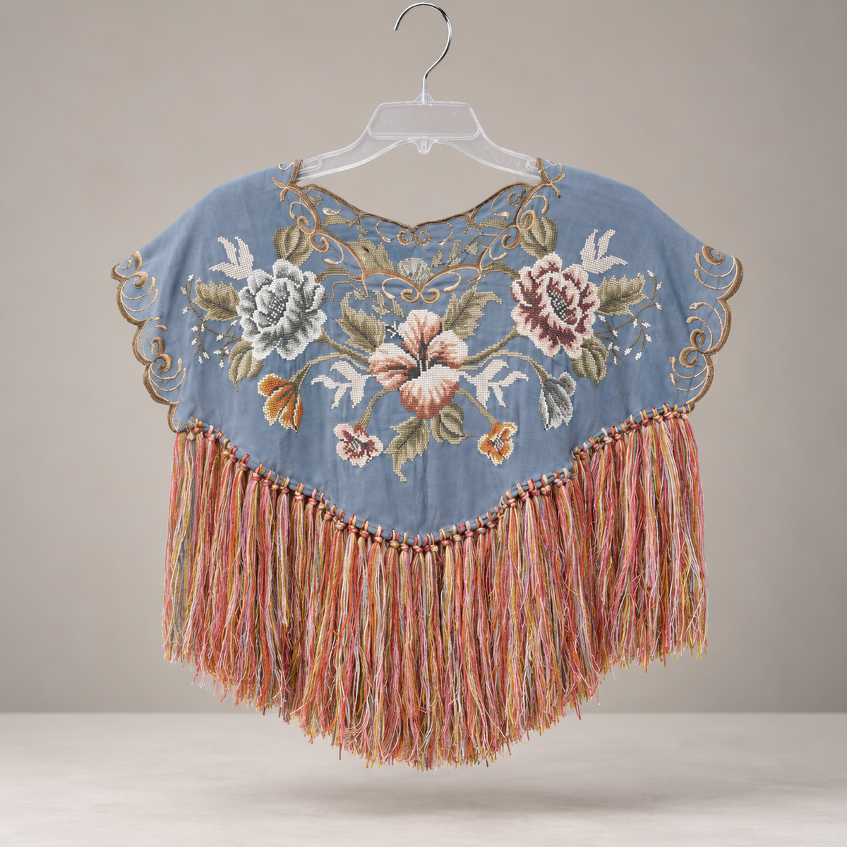 Cuello Con Bordado Tradicional de Zinacantan