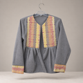 Saco Casual de Mujer Bordado Talla Grande